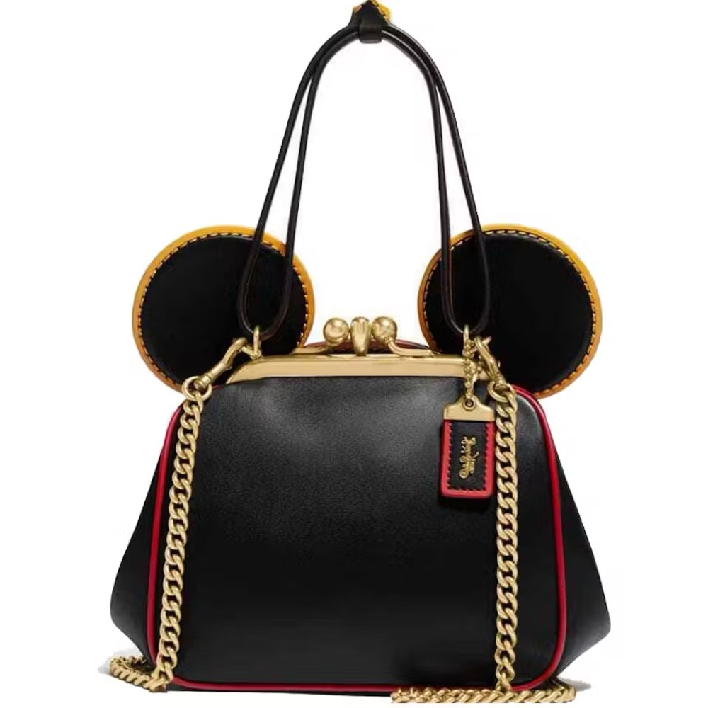 BRAND NEW Coach Disney Mickey
Mouse X Keith Haring Kisslock Bag